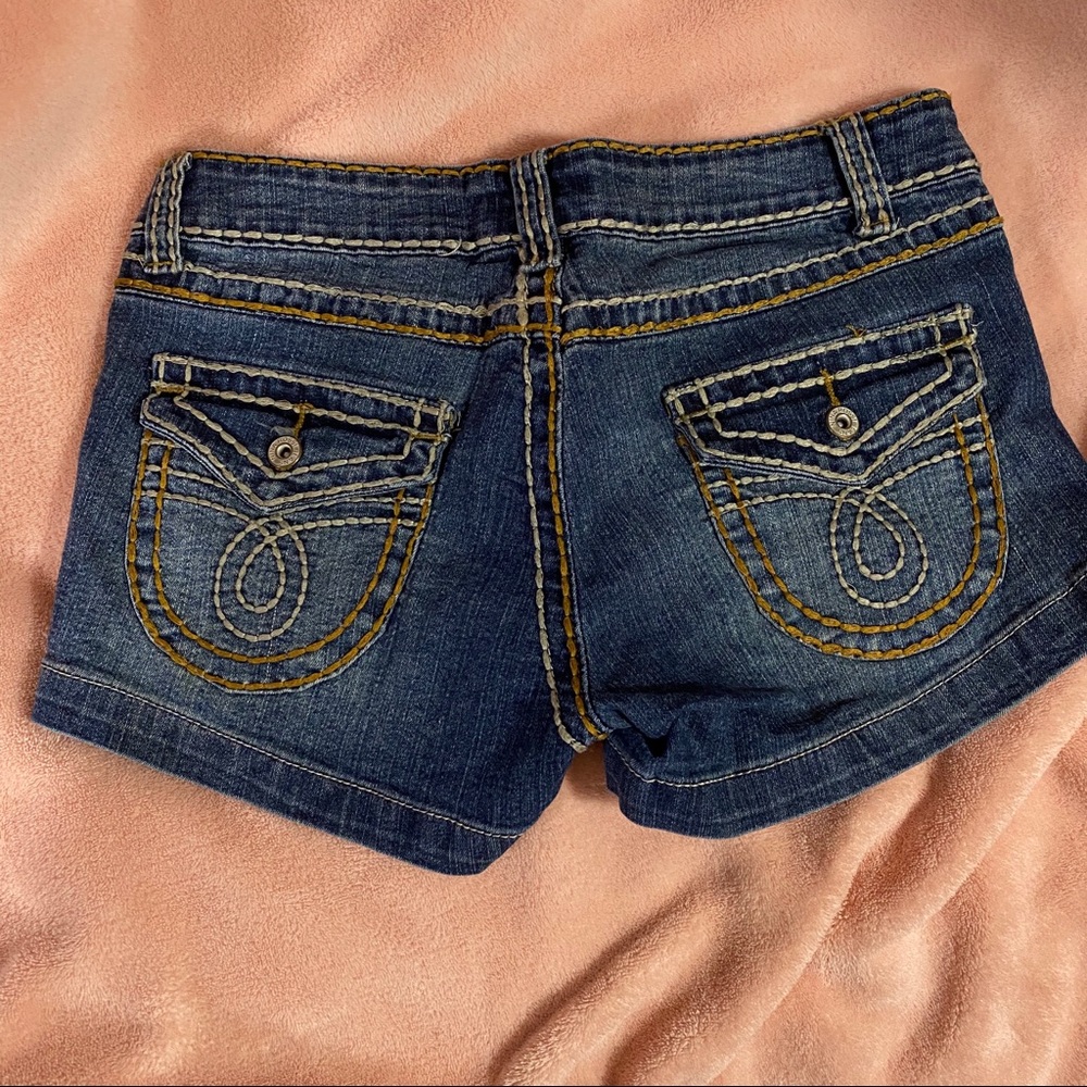 Nina Rossi denim shorts womens 7‎ blue